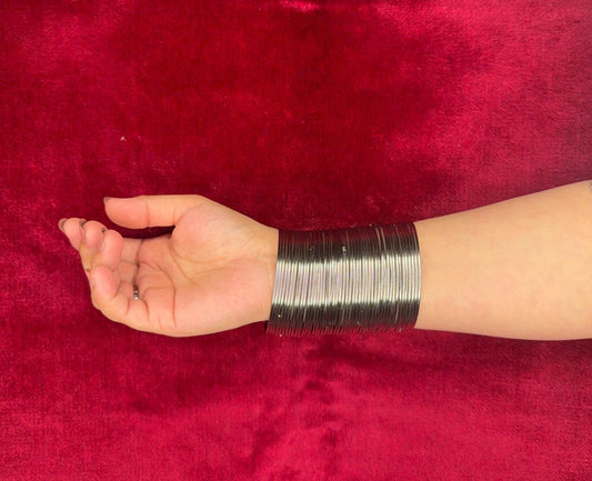 Plain Silver Bangles (Dozen)