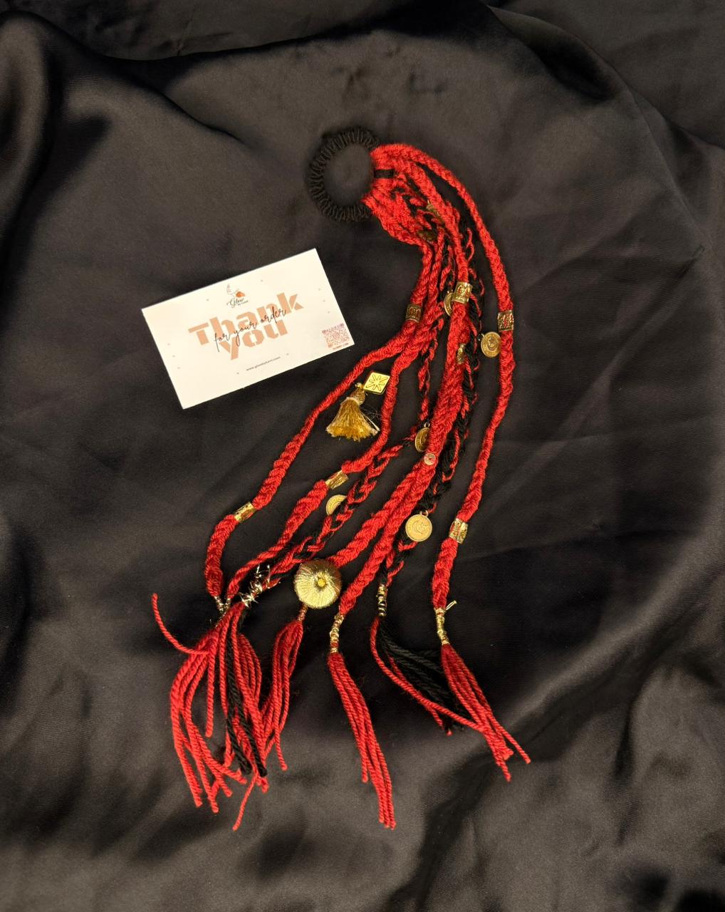 Classic Red Boho Braids