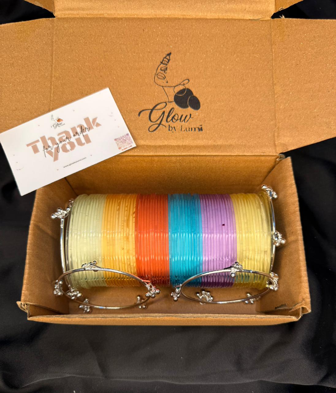 Indian plastic jelly bangles deal box 2